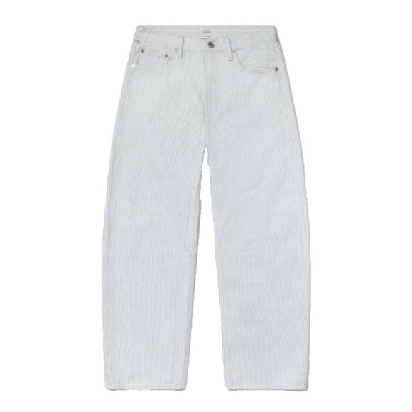 Citizens Of Humanity Denim - NWT Citizens Of Humanity Miro Relaxed in Marine Stripe Rigid Barrel Leg Jeans 26